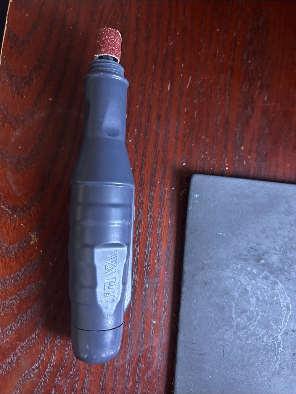 Wahl Black Detail Tool with Red Sanding Drum